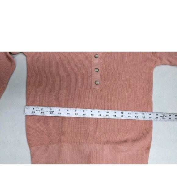 NWT LOFT Henley Pullover Sweater Long Sleeve S #4 - Picture 5 of 7